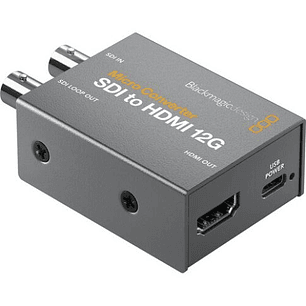 Blackmagic Design Micro Converter SDI a HDMI 12G con fuente de alimentación