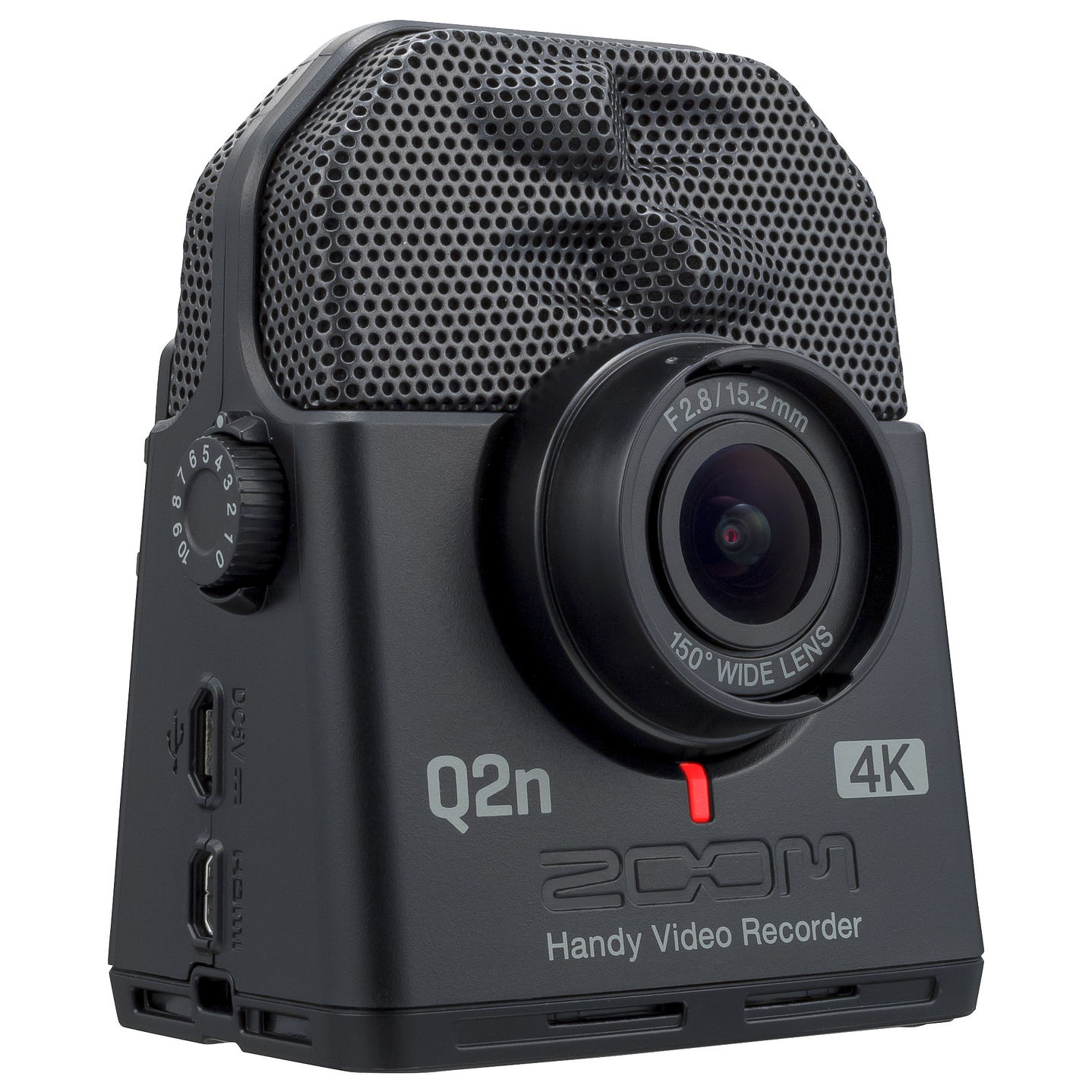 VIDEOCÁMARA COMPACTA ZOOM Q2N-4K CON MICRÓFONO X/Y ESTÉREO 1