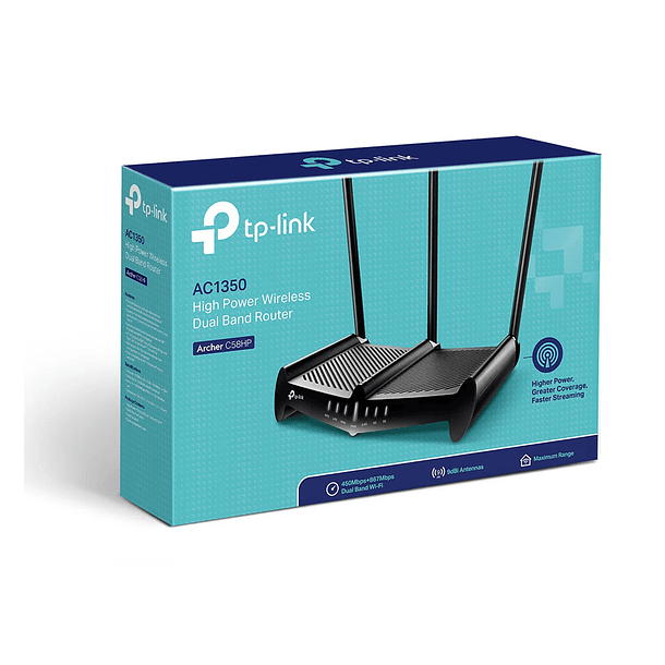 Router Inalámbrico Doble Banda Alta Potencia AC1350 TP-Link 3