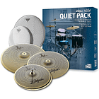 Pack de platillos Zildjian LV468RH con parches Remo Silent Strokes 1