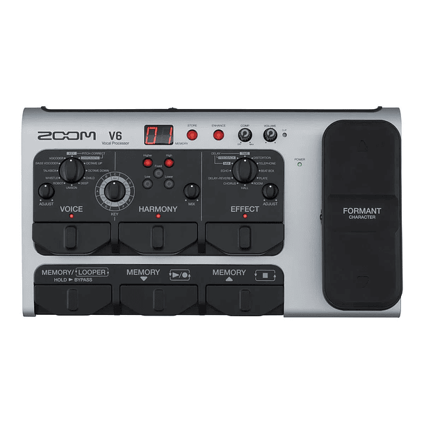 Pedalera multiefecto Zoom V6-SP - Procesador Vocal 3