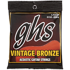 Ecordado guitarra acustica Ghs 012-054 Vintage Bronze  1