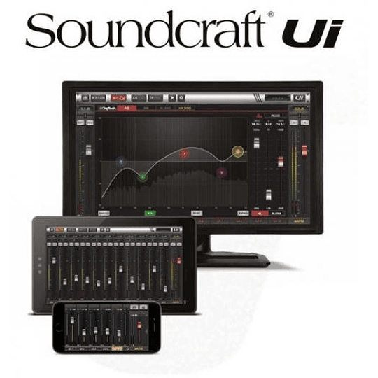 Soundcraft UI16 Mezclador Rack Digital Wireless