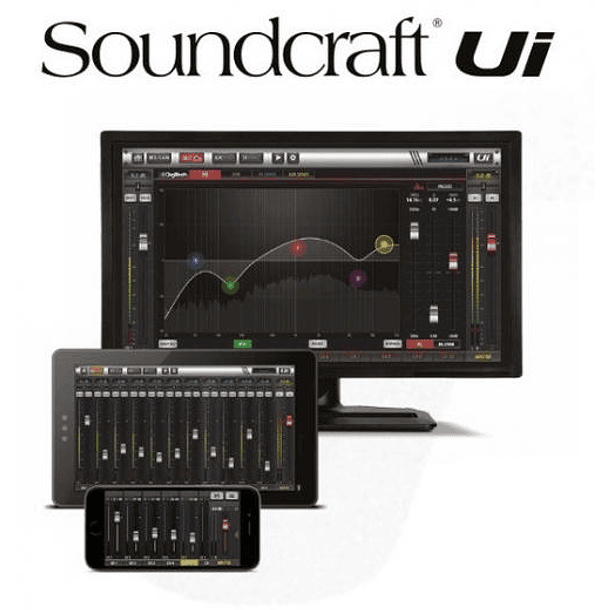 Soundcraft UI16 Mezclador Rack Digital Wireless 4