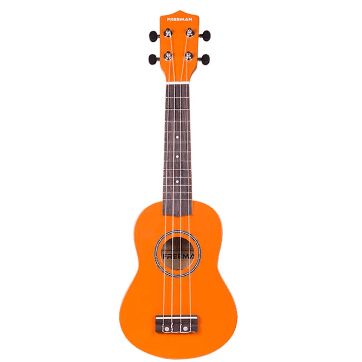 Ukelele Soprano Freeman UK201 - color naranja