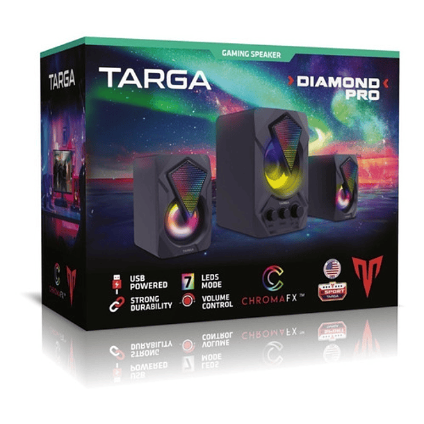 Kit De Parlantes Gamer Para Pc Targa Diamond Pro 2