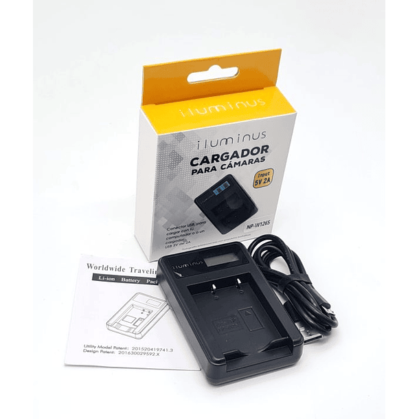 Iluminus Cargador Para Baterías Fujifilm NP-W126S