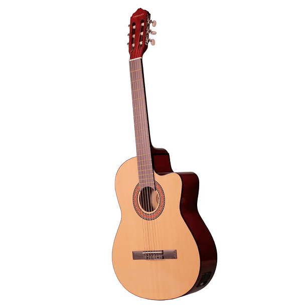 Guitarra eléctroacústica Freeman FRCG44CEQ - Natural 2