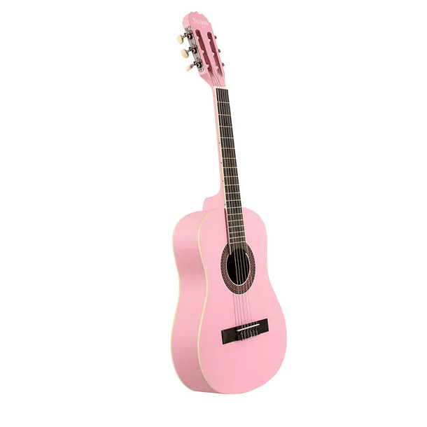 Guitarra clásica para niño Vizcaya ARCG12 color rosado 2