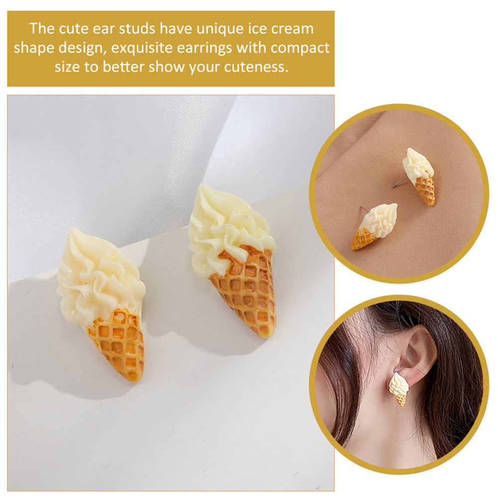 Aretes Cono de Helado