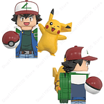 Ash Ketchum + Pikachu Figura Armable