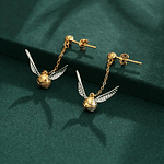 Aretes Snitch Dorada / Harry Potter