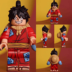 Minifigura Luffy Samurai Wano Armable / One Piece