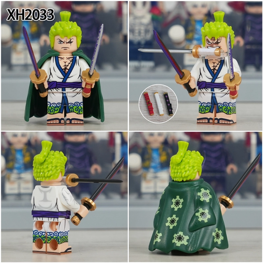 Minifigura Roronoa Zoro Samurai Wano Armable / One Piece