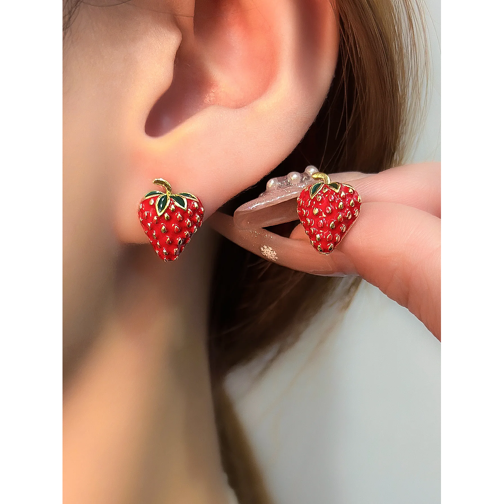 Aretes Fresas