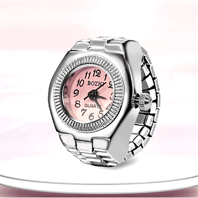 Anillo Reloj / Rosa