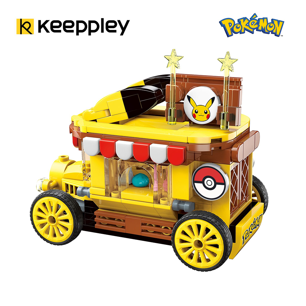 Pokemon Car Pikachu Food Truck / Marca Keepley Armable