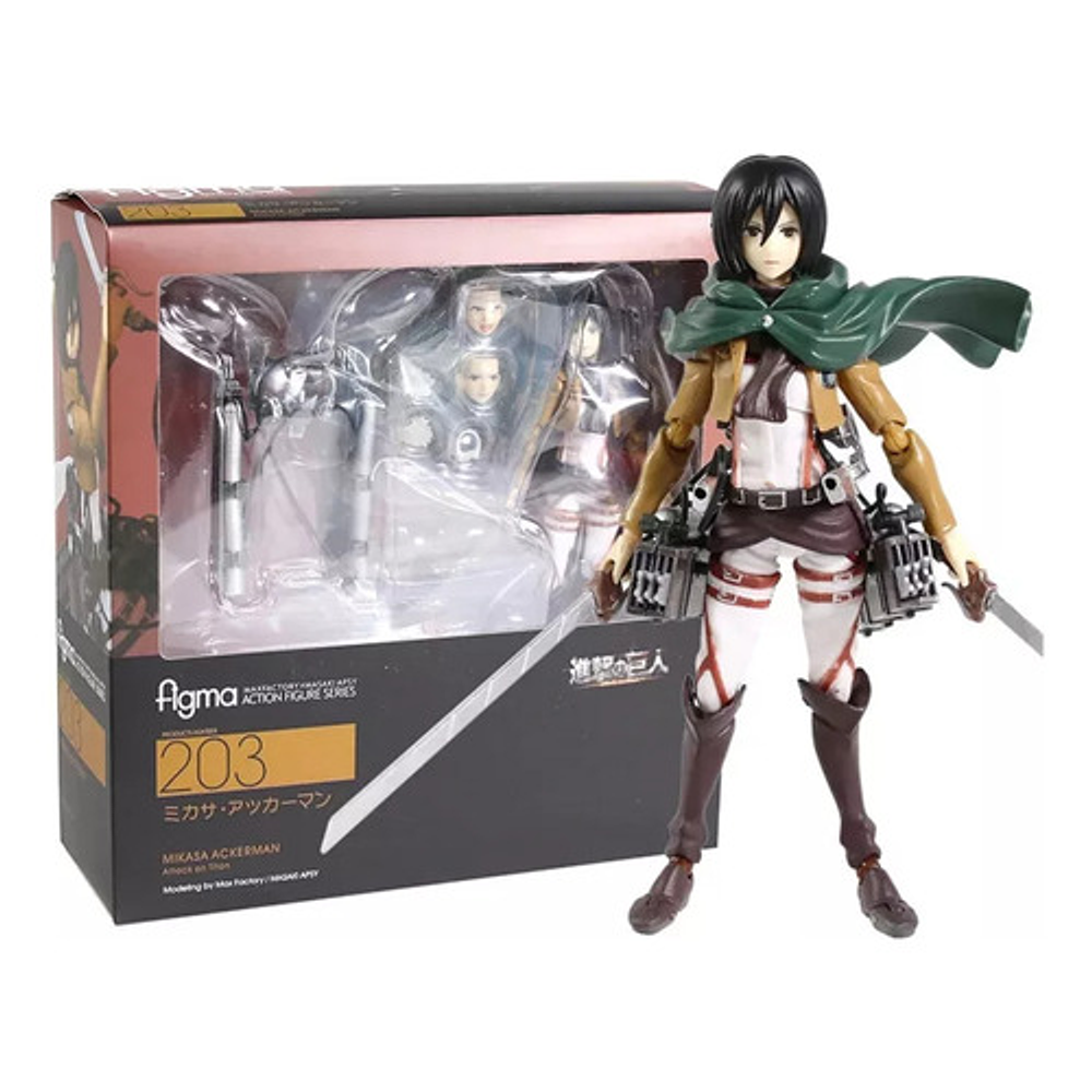 Attack On Titan Mikasa Ackerman Figma 203  / Bootleg