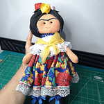 Muñeca De Trapo Artesanal Frida Kahlo