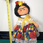 Muñeca De Trapo Artesanal Frida Kahlo