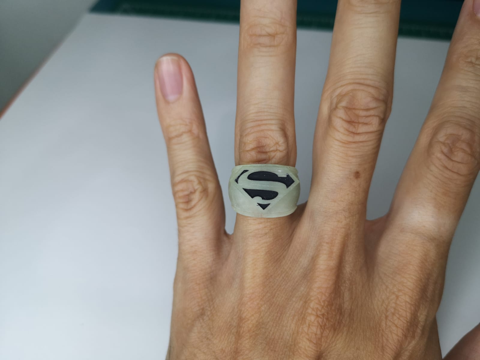 Anillo Unisex Resina Plastica / Superman 6