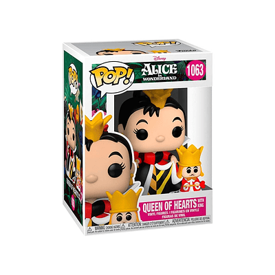 Funko Pop #1063 Disney Alice in Wonderland: Queen of Hearts with King