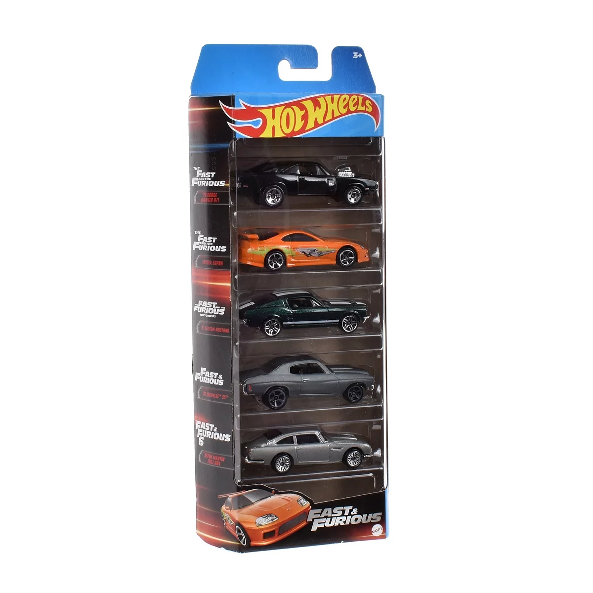 Hot Wheels 5 Pack Fast & Furious (Detalle en Blister)