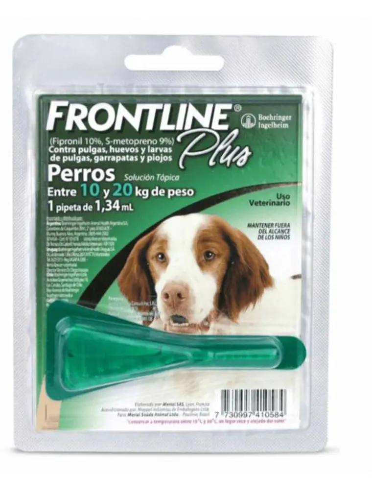 FRONTLINE PLUS PERROS 10 - 20 Kg 1
