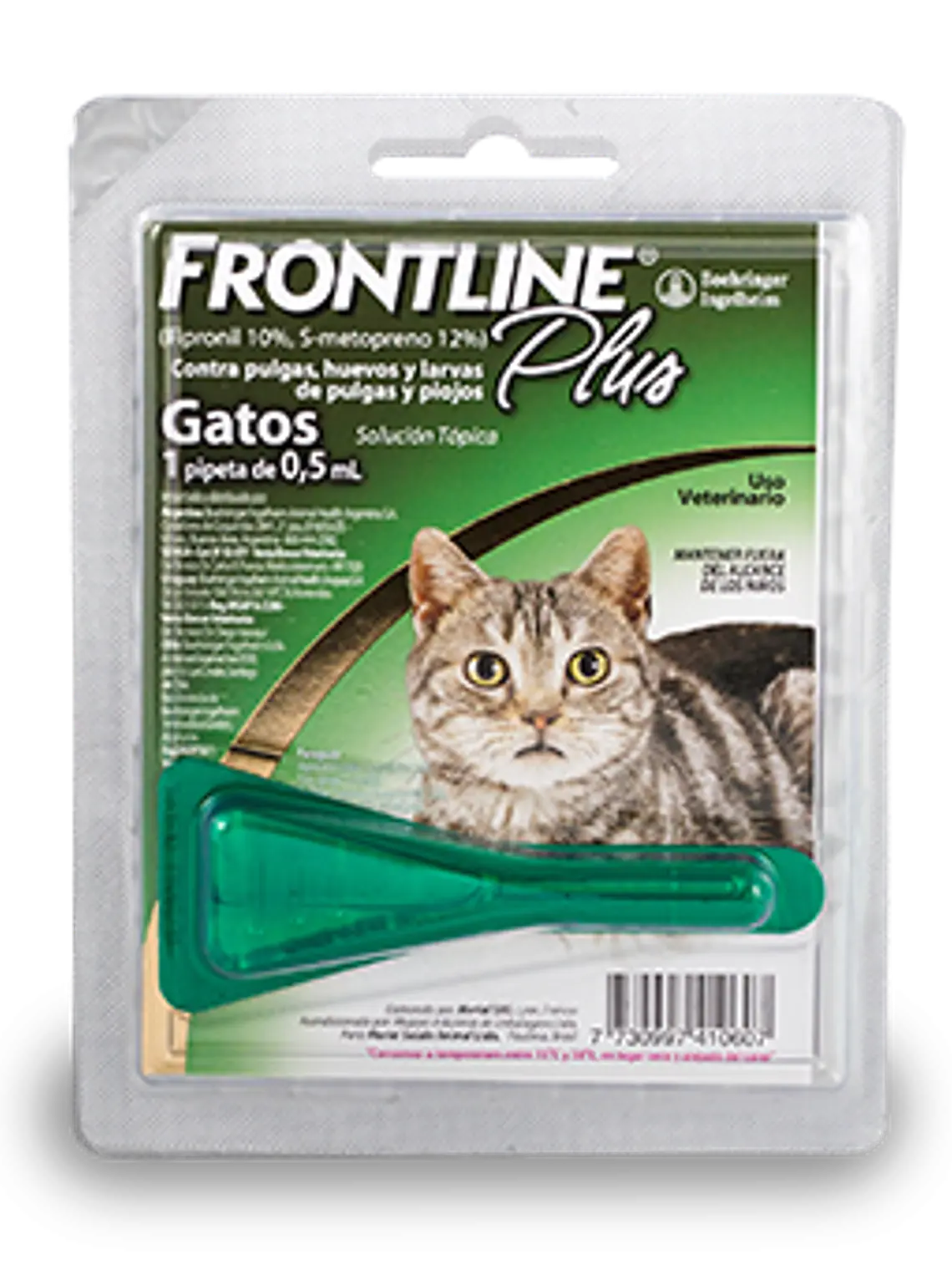 FRONTLINE PLUS GATOS 0,5ML 1