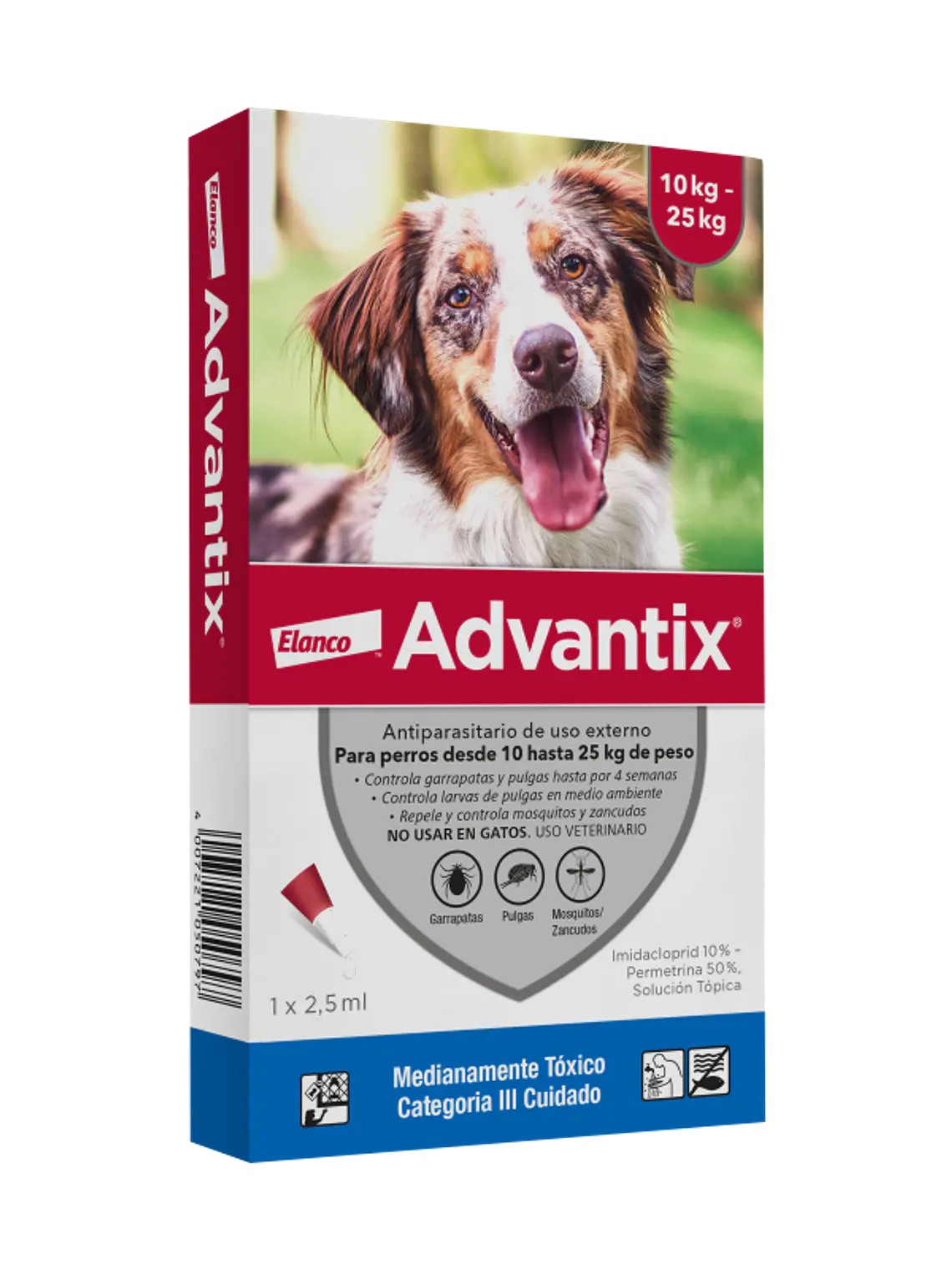 ADVANTIX PIPETA PARA PERROS 10 - 25 kg 2