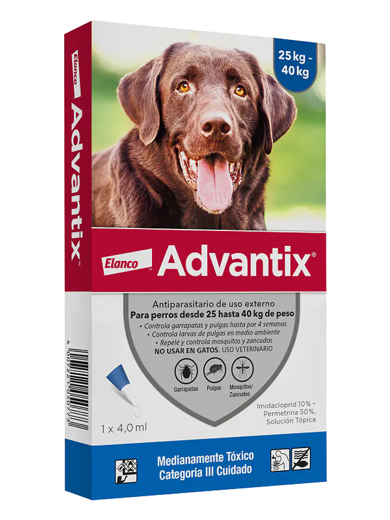 ADVANTIX PIPETA PARA PERROS  25 - 40 kg 2
