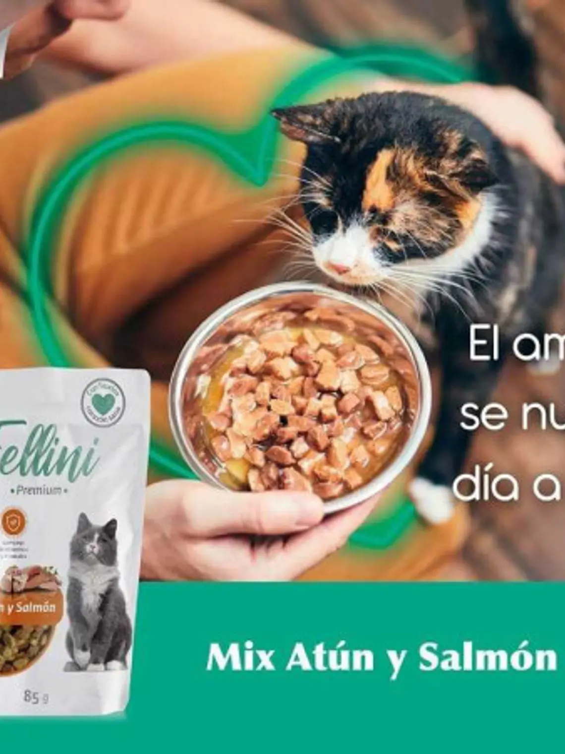 Fellini Sachet Mix de Atún y Salmón 85g 2