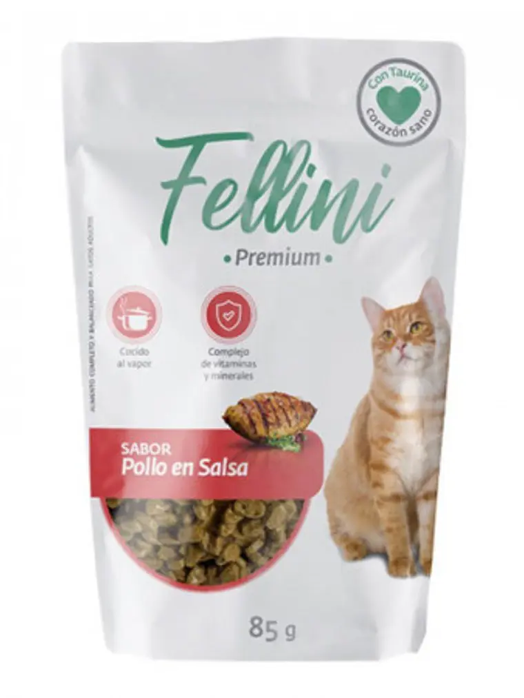 Fellini Sachet Pollo en Salsa 85g 1