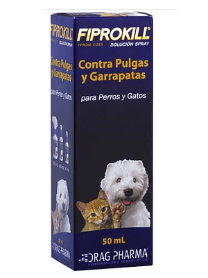 FIPROKILL CONTRA PULGAS Y GARRAPATAS 50 ML
