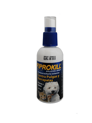 FIPROKILL CONTRA PULGAS Y GARRAPATAS 100 ML