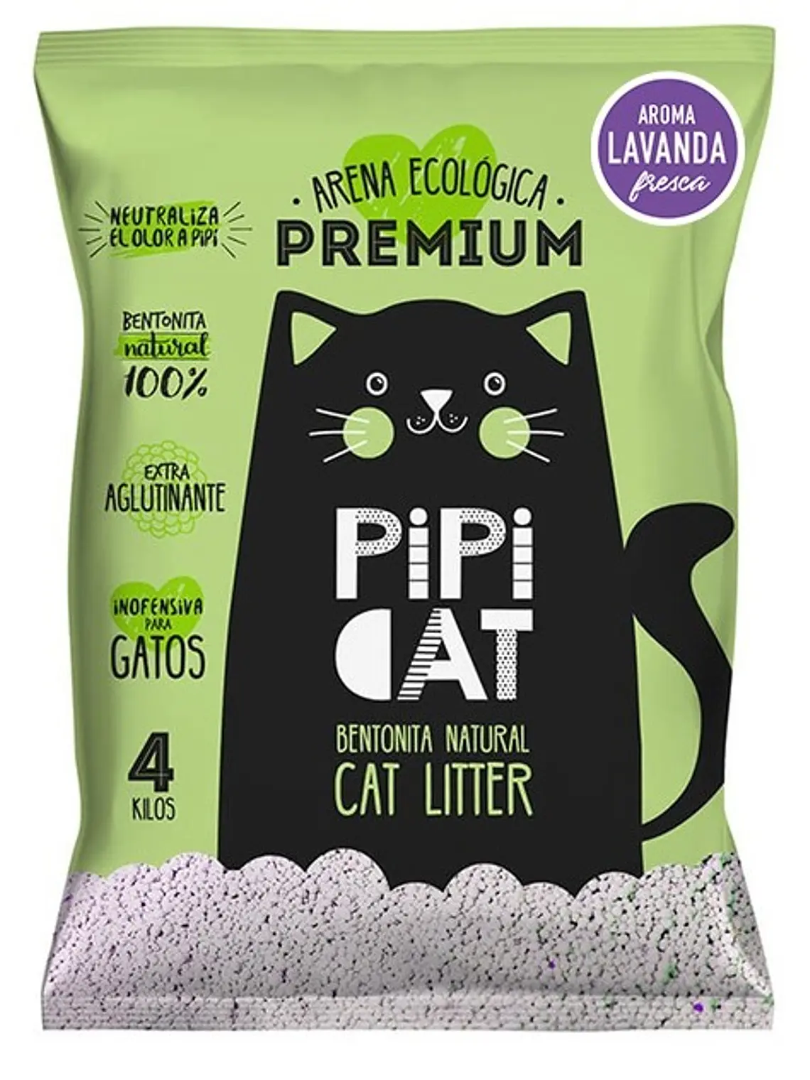 ARENA PREMIUM PIPICAT LAVANDA 4 KG 2