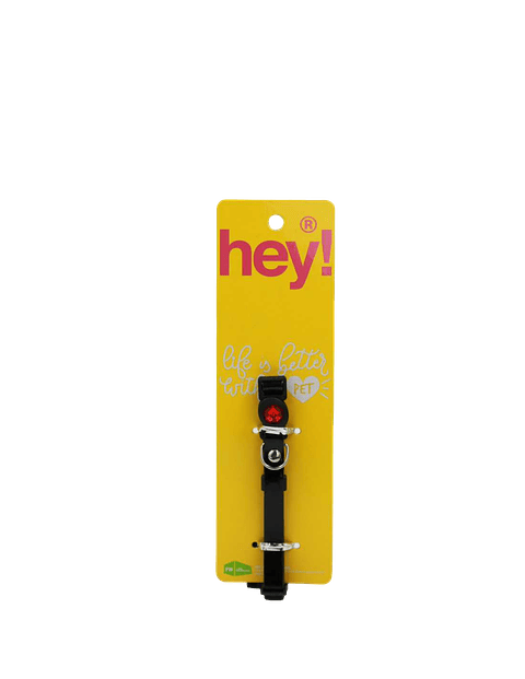 Hey! COLLAR PARA GATOS NEGRO
