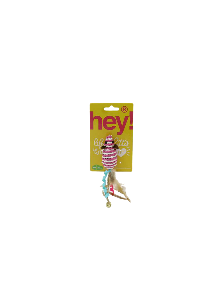 Hey! JUGUETE PARA GATOS RATÓN RAYADO 1