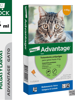 ADVANTAGE PIPETA GATOS HASTA 4 KG