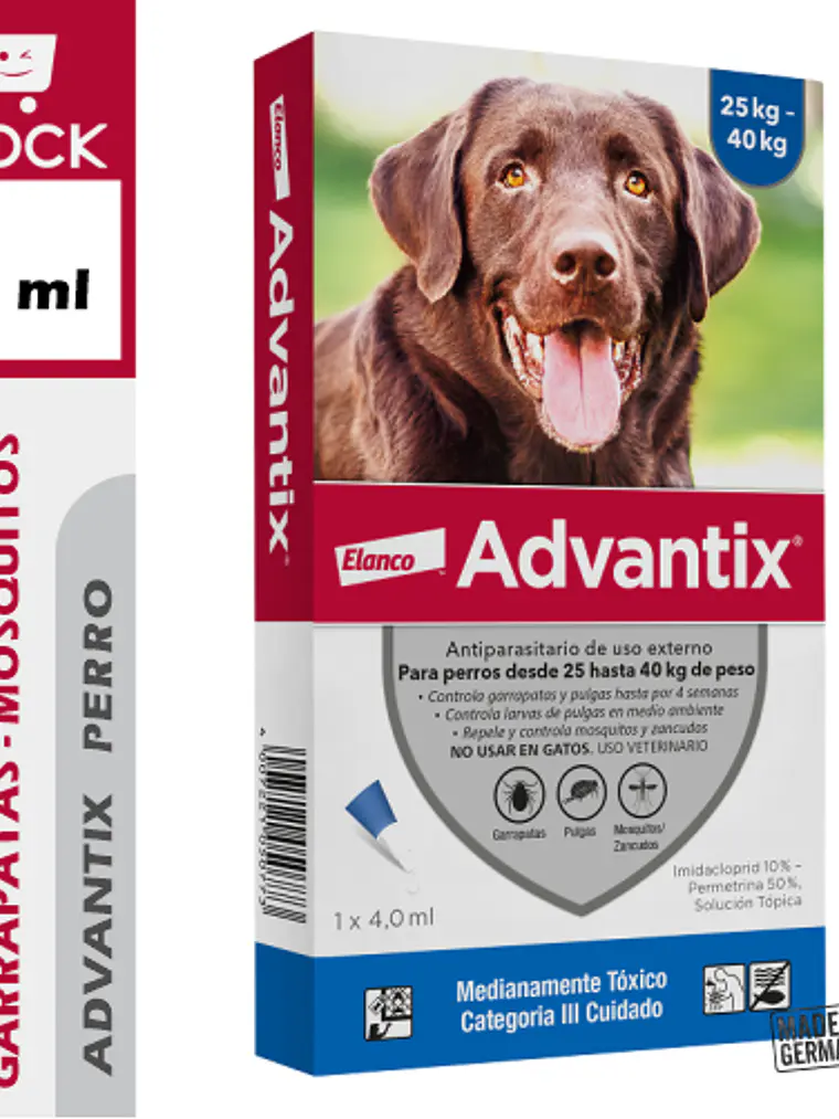 ADVANTIX PIPETA PARA PERROS  25 - 40 kg 1
