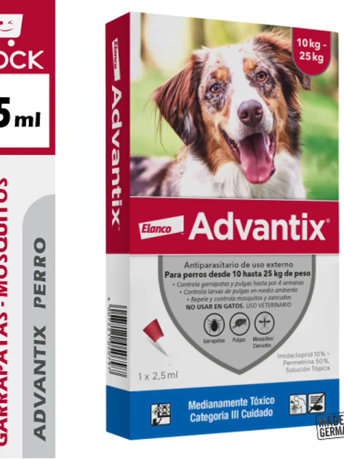 ADVANTIX PIPETA PARA PERROS 10 - 25 kg 1