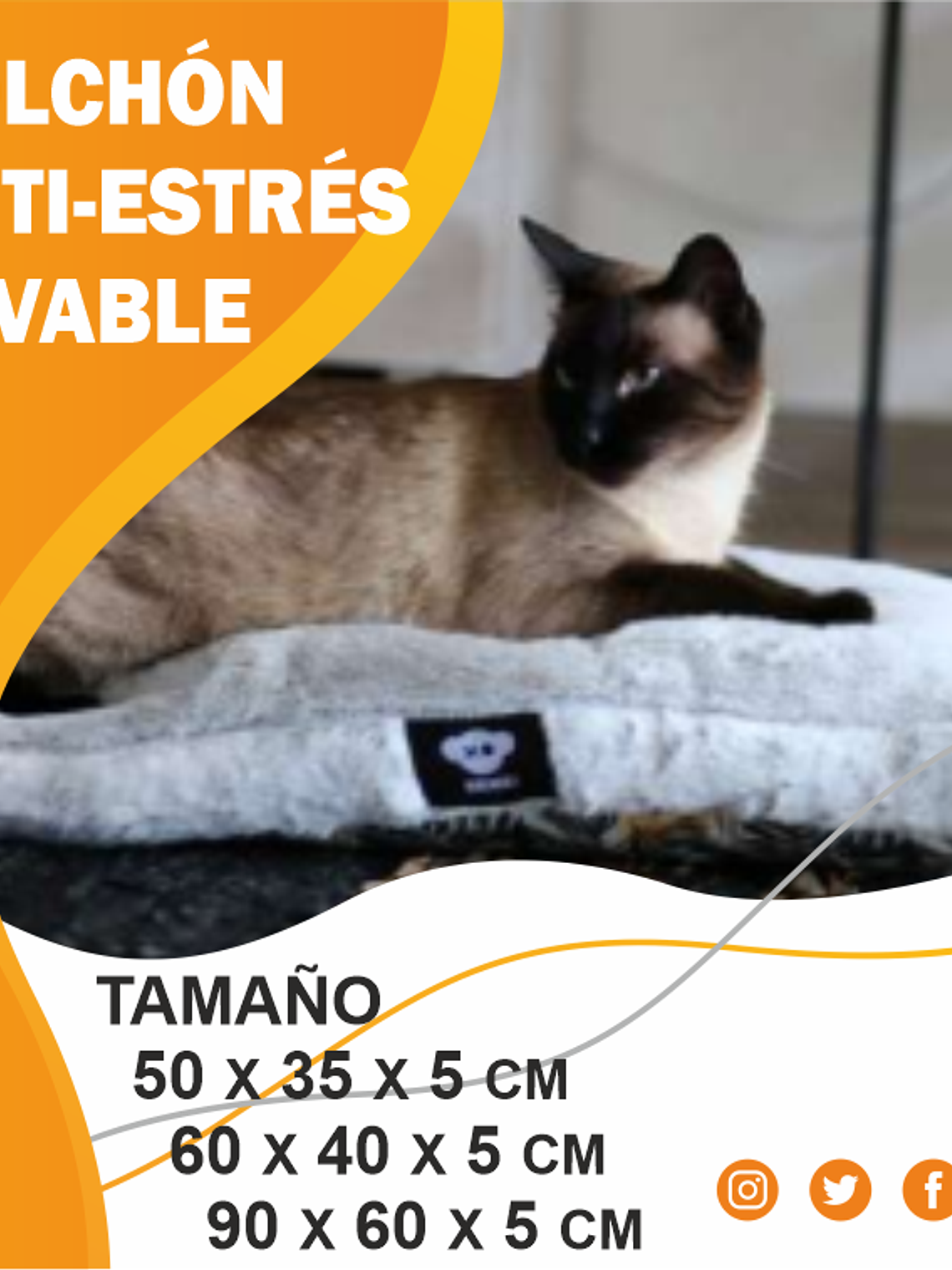 COLCHÓN ANTI-ESTRÉS LAVABLE 2