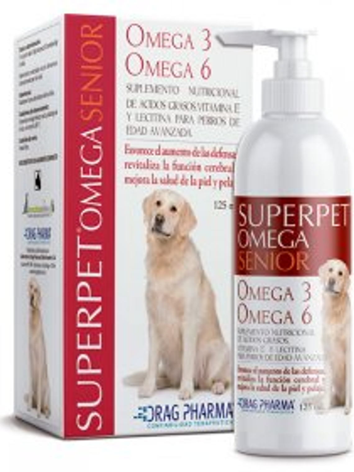 SUPERPET OMEGA SENIOR - SOLUCIÓN ORAL OMEGA 3 Y 6 125 ML 1