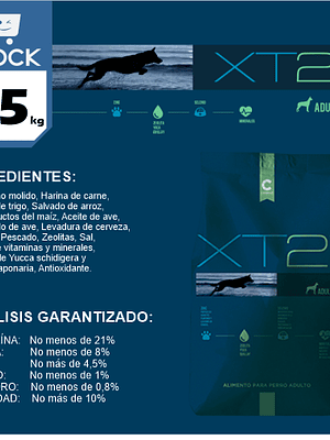 XT-21 ALIMENTO PARA PERRO ADULTO 25 KG