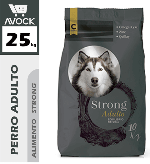 STRONG ALIMENTO PARA PERRO ADULTO 25 KG