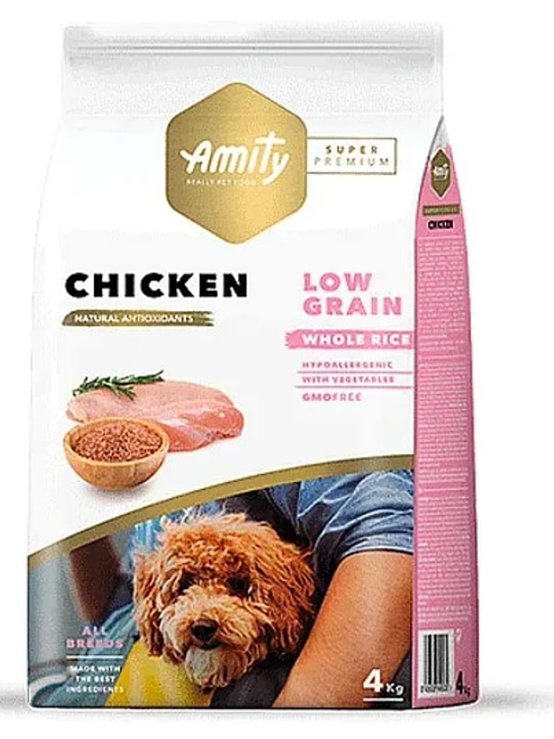AMITY PERRO ADULTO BAJO EN GRANOS POLLO 4 KG 1