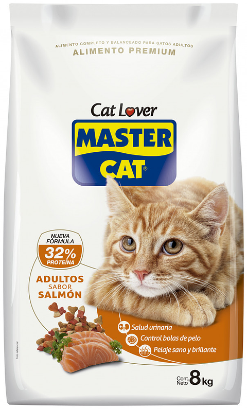 MASTER CAT ADULTO SALMÓN 8KG