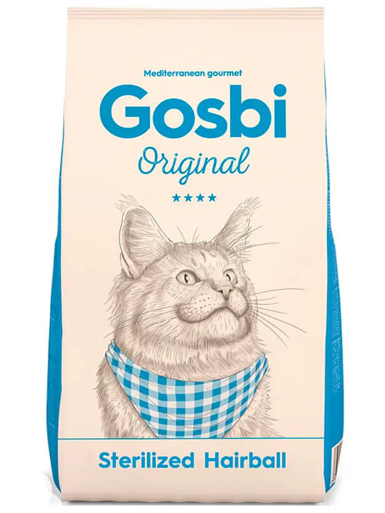 GOSBI ORIGINAL STERILIZED HAIRBALL 3KG 1