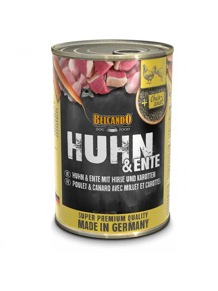 BELCANDO LATAS POLLO CON PATO MIJO ZANAHORIA 400 GR 1
