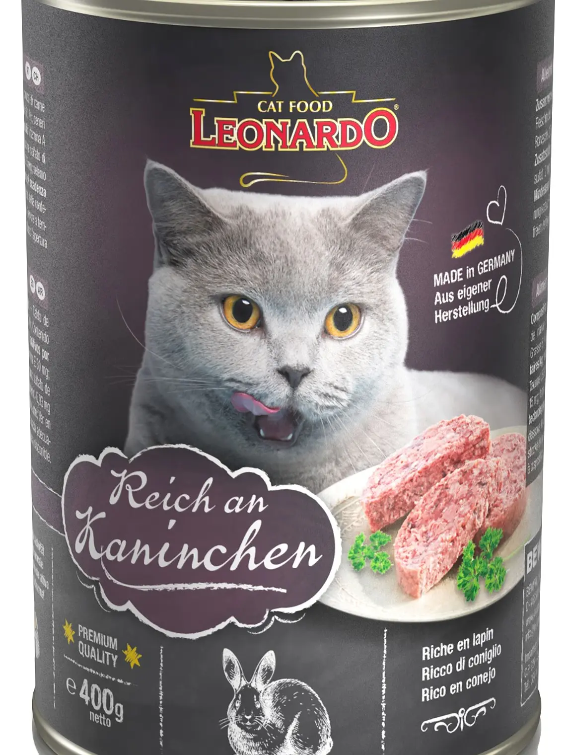 LEONARDO LATAS QUALITY SELECCION CONEJO 400 GR 2